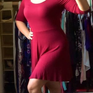 Maroon dress